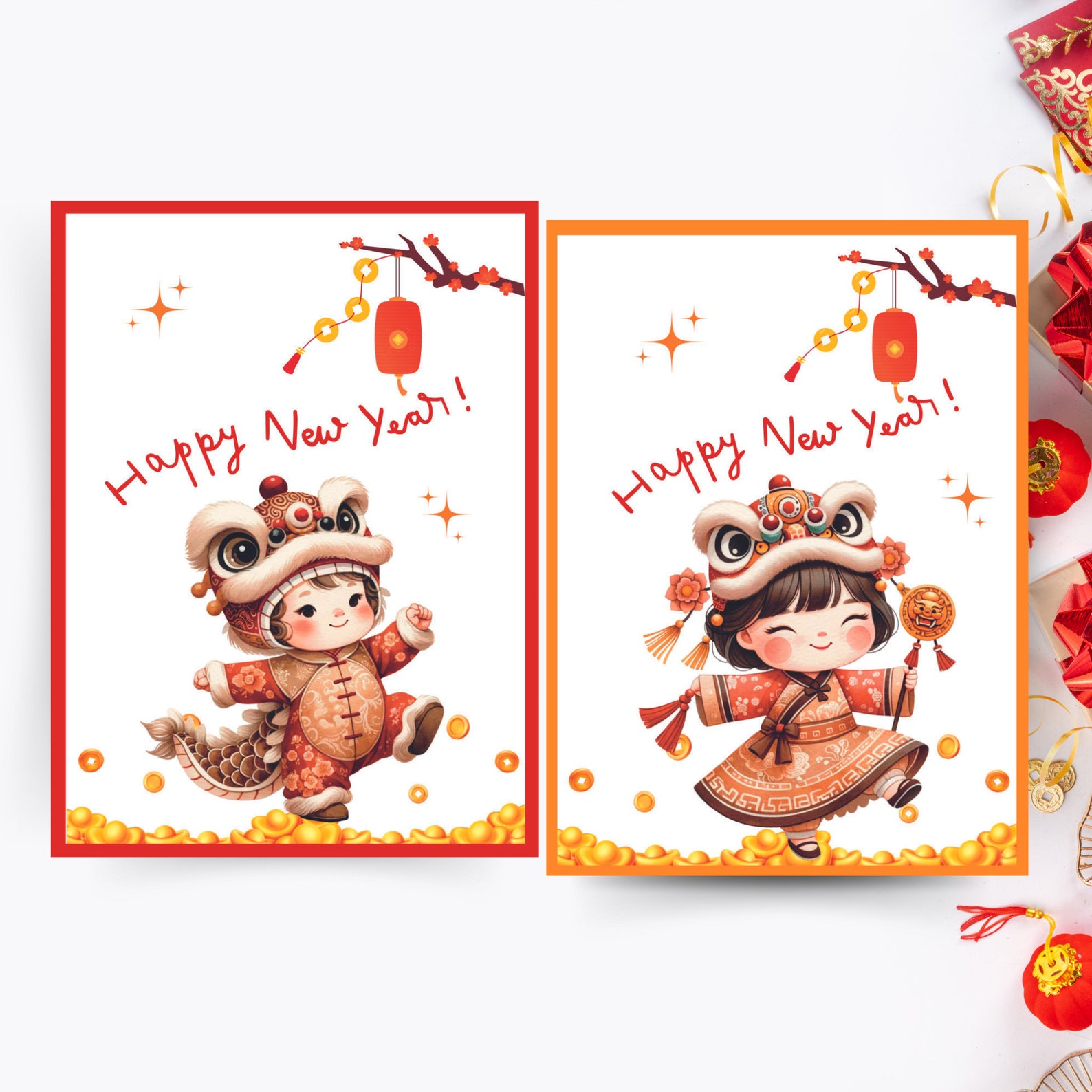 create chinese new year card online