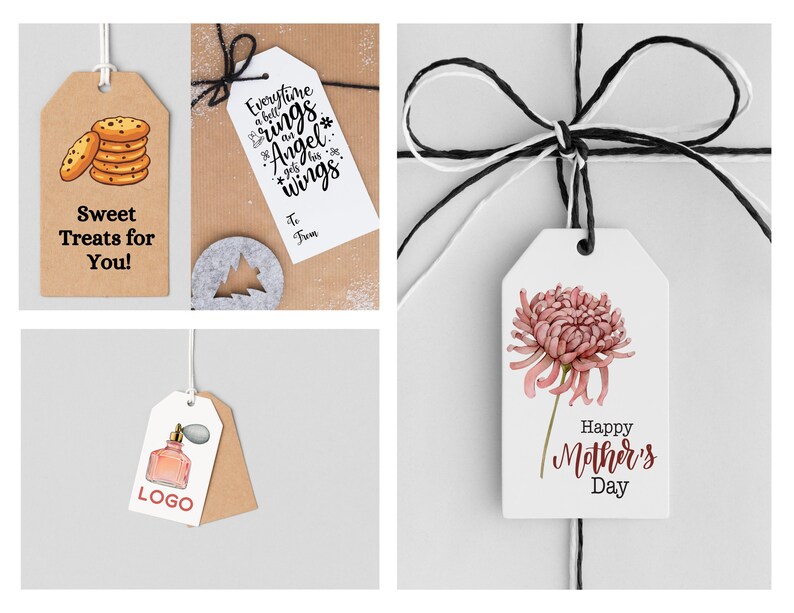 Printable Hang Tag Template Approx 2 X 3.5 / Blank Gift Tags / Create