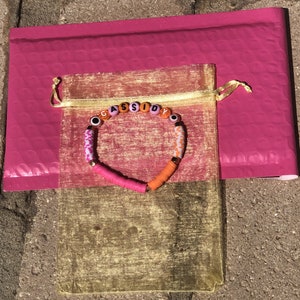 Personalized preppy bracelet