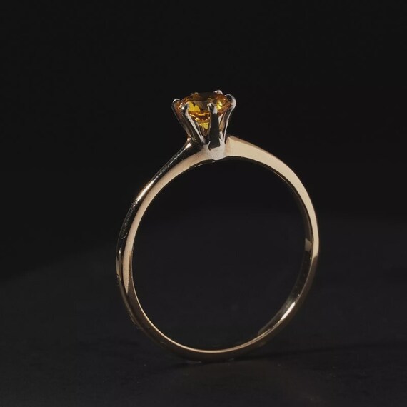 Classic Solid Gold 9ct / 14ct / 18ct Solitaire Pr… - image 6