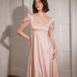 silk empire waist dress Asymmetrical  The Velvet Ultimatum 150cm / 59 Note Silk Empire Waist Dress -