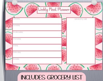 Planificador de comidas semanal, lista de compras, planificador de comidas imprimible, calendario del planificador de comidas, preparación de comidas, planificador de comidas PDF