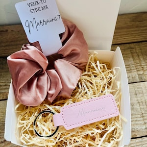 Scatola regalo personalizzata con incisione, scatola regalo, richiesta per madrina, ecc.