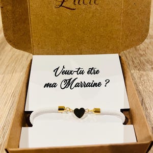 Request for godmother with message and godmother bracelet, gift idea