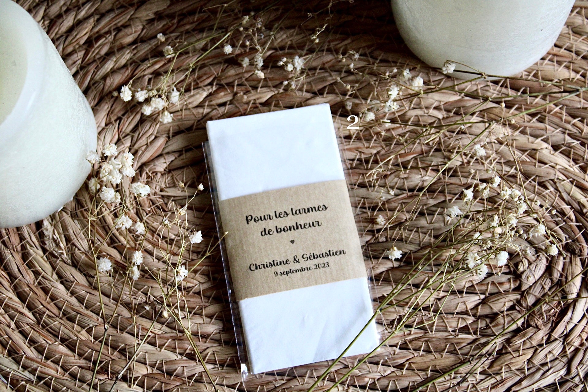 Mouchoir pour les larmes de joie personnalisable - Etsy France