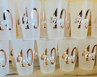 Eco Cup 30cl Voornamen, gepersonaliseerde beker verjaardag doop gepersonaliseerd glas bruiloft gast cadeau, beker personalisatie