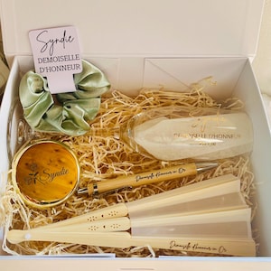 Personalized engraved gift box, gift box, witness request, future bride, witness, bridesmaid, EVJF