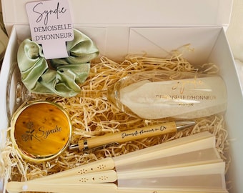 Personalized engraved gift box, gift box, witness request, bride-to-be, witness, bridesmaid, bachelorette party