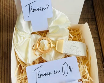 Personalized engraved gift box, gift box, witness request, bride-to-be, witness, bridesmaid, bachelorette party