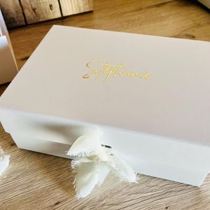 Aanpasbare geschenkdoos, ideaal voor geschenken, communie, getuigenis, huwelijk, doop of andere