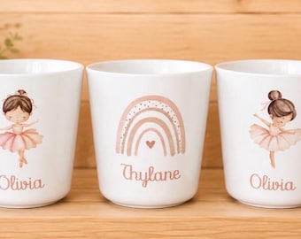 Vaso infantil personalizado - Vaso infantil personalizado - Vaso de plástico/vaso infantil personalizado - Vaso con nombre del niño - Vaso con nombre