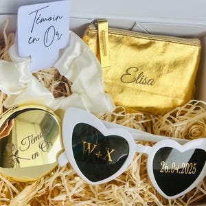 Personalized engraved gift box, gift box, witness request, future bride, witness, bridesmaid, EVJF