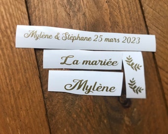 Ensemble stickers pour cintre personnalisé