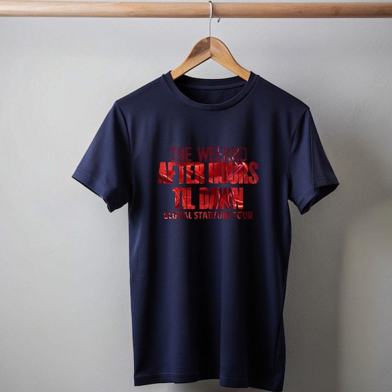 The Weeknd Tour T Shirt Stadium Australia Print After Hours