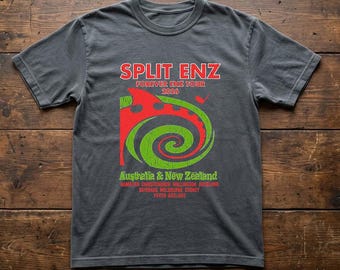 Vintage Retro Split Enz Tour Tshirt | Forever Enz Tour Tee | Band Theme Colours Music Gift Tee | Print Australia