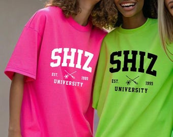 Custom Shiz Wicked Duo Style TShirt | Wicked Musical Fan Wizard Shiz University Shirt | Green Pink Tee  | Gift T shirt | Print Australia