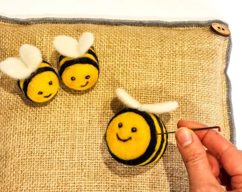 Hessian Needle Felting Pad: Eco Friendly Rice Fill Mat (20x20cm)