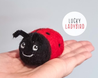 Felt Bug, Ladybird Gift, Worry Doll, Positivity Gift, Stress Reliever, Mindful gift, Bug Buddies