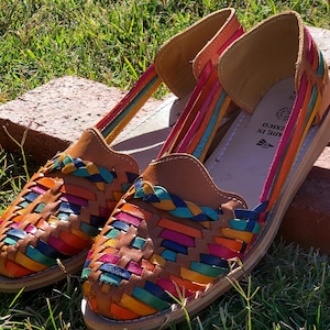 Leather Slip-ons, Mexican Artisan Loafers, Leather Shoes, Made in México, Womens shoes, Mexican style, Summer shoes