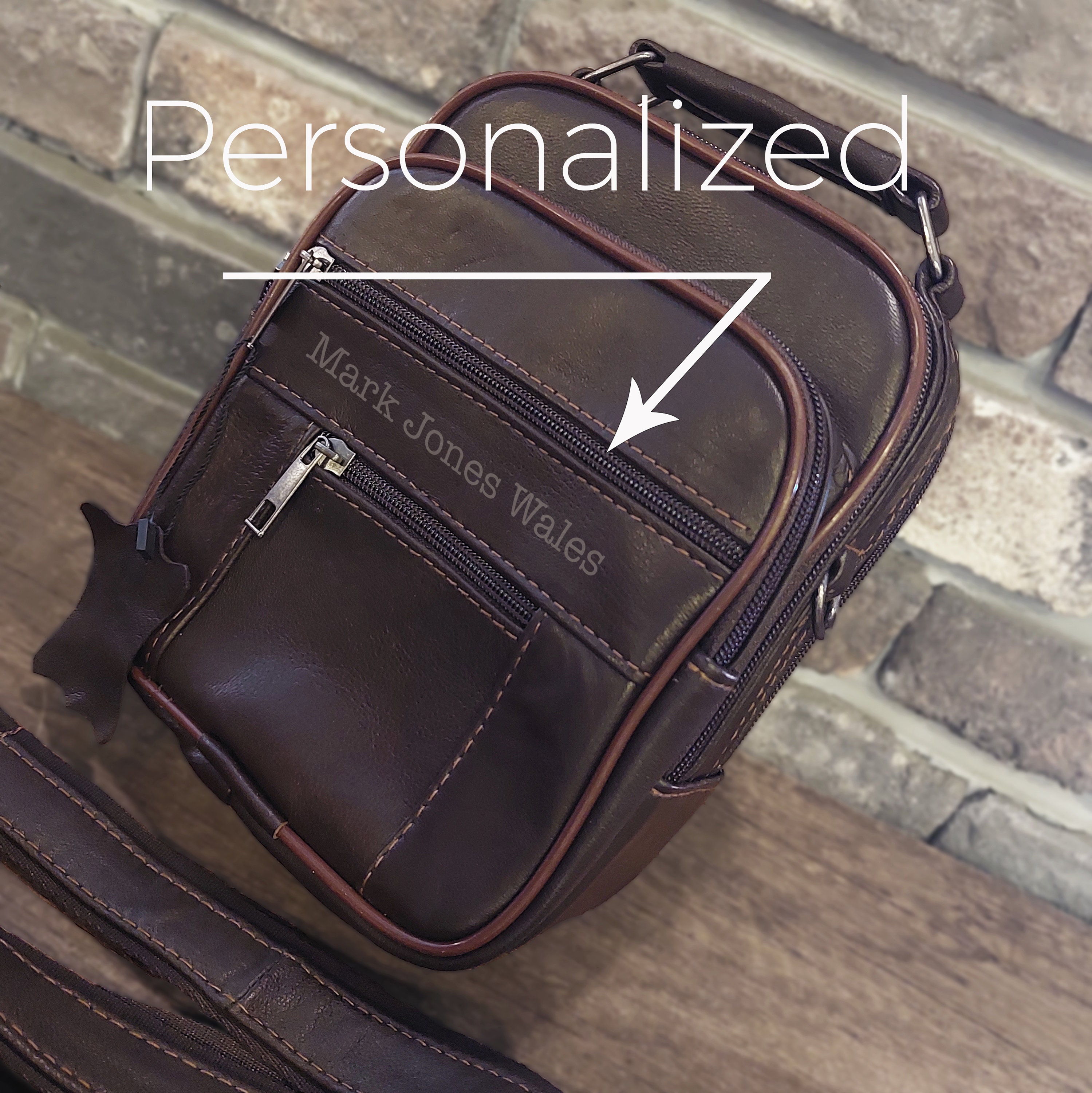 Genuine Leather Bag Crossbody Man Bag Shoulder Bag for Mens Etsy