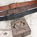 Handmade Personalized Belt - Anniversary Gift - Engraved Leather Belt - Custom Genuine Leather - Gift for Boyfriend - Father’s Day Gift