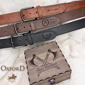 Handmade Personalized Belt - Anniversary Gift - Engraved Leather Belt - Custom Genuine Leather - Gift for Boyfriend - Father’s Day Gift