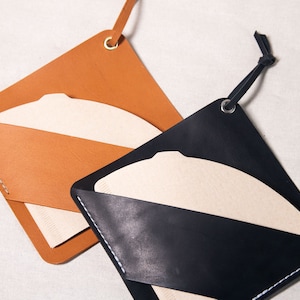 Coffee Filter Paper Holder | Leather Filter Holder | V60 | Gift for Coffee Lover