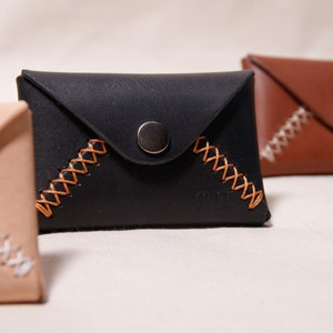 Tarjetero de visita / Billetera personalizada para tarjetas de visita / Tarjetero de cuero