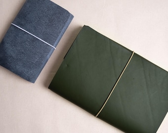 EDICIÓN LIMITADA / Funda de diario de cuero personalizada / Recargable A5, tamaño de bolsillo / Cuadernos incluidos