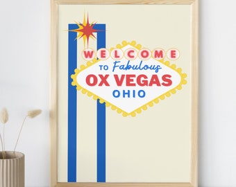 Welcome to Oxvegas Poster