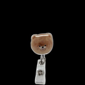 Pomerania, Cute Dogs Badge Reel, tarjetero para médicos, enfermeras, dentista, higienista dental, asistente dental