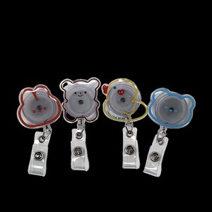 Colección de carretes de insignia transparente, tarjetero para médicos, enfermeras, dentista, higienista dental, asistente dental