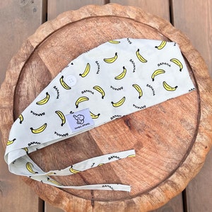 Banana Cotton Scrub Cap|For healthcare workers, dentist, doctor, nurse, dental hygienist, student, dental assistant, vet|shipped from CA