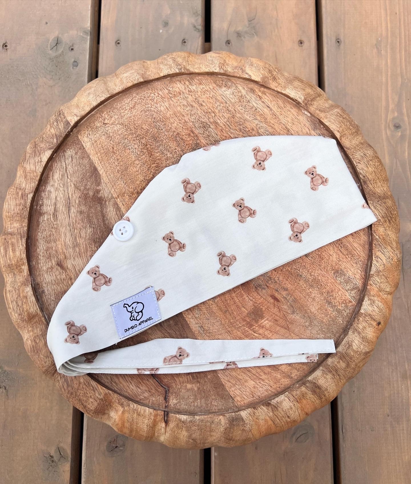 Teddybär Baumwoll Scrub Cap|Für medizinisches Personal, Zahnarzt, Arzt, Krankenschwester, Zahnhygienikerin, Schüler,Student, Zahnarzthelferin,Tierärztin|Lieferung aus CA