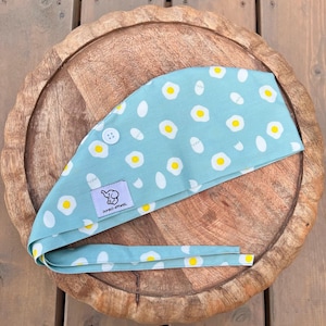 Eggs Cotton Scrub Cap|For healthcare workers, dentist, doctor, nurse, dental hygienist, student, dental assistant, vet|shipped from CA