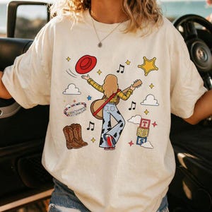 Vintage I Knew It I Knew You Shirt, Western Cowgirl Music Tee, Friendship Bracelet Boots Gift, Comfort Colors Shirt bild 2