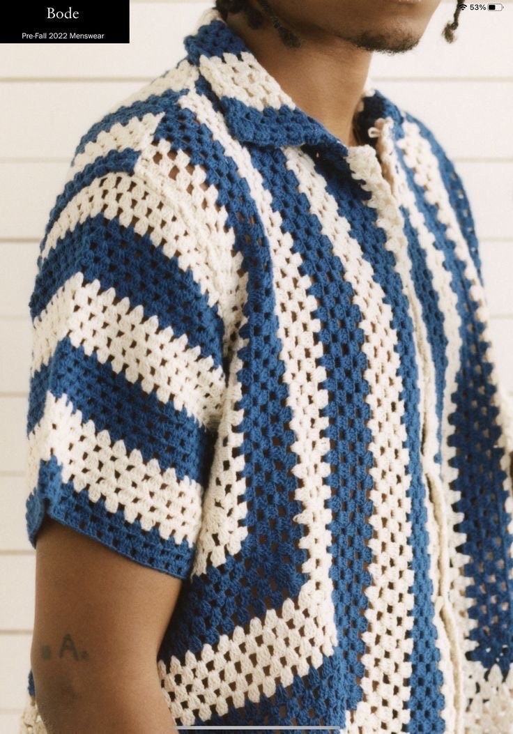 Crochet Shirt, Bode Shirt, Unisex Shirt, Crochet Oversize Crochet Shirt, Bode Shirt, Unisex Shirt, Crochet Oversize