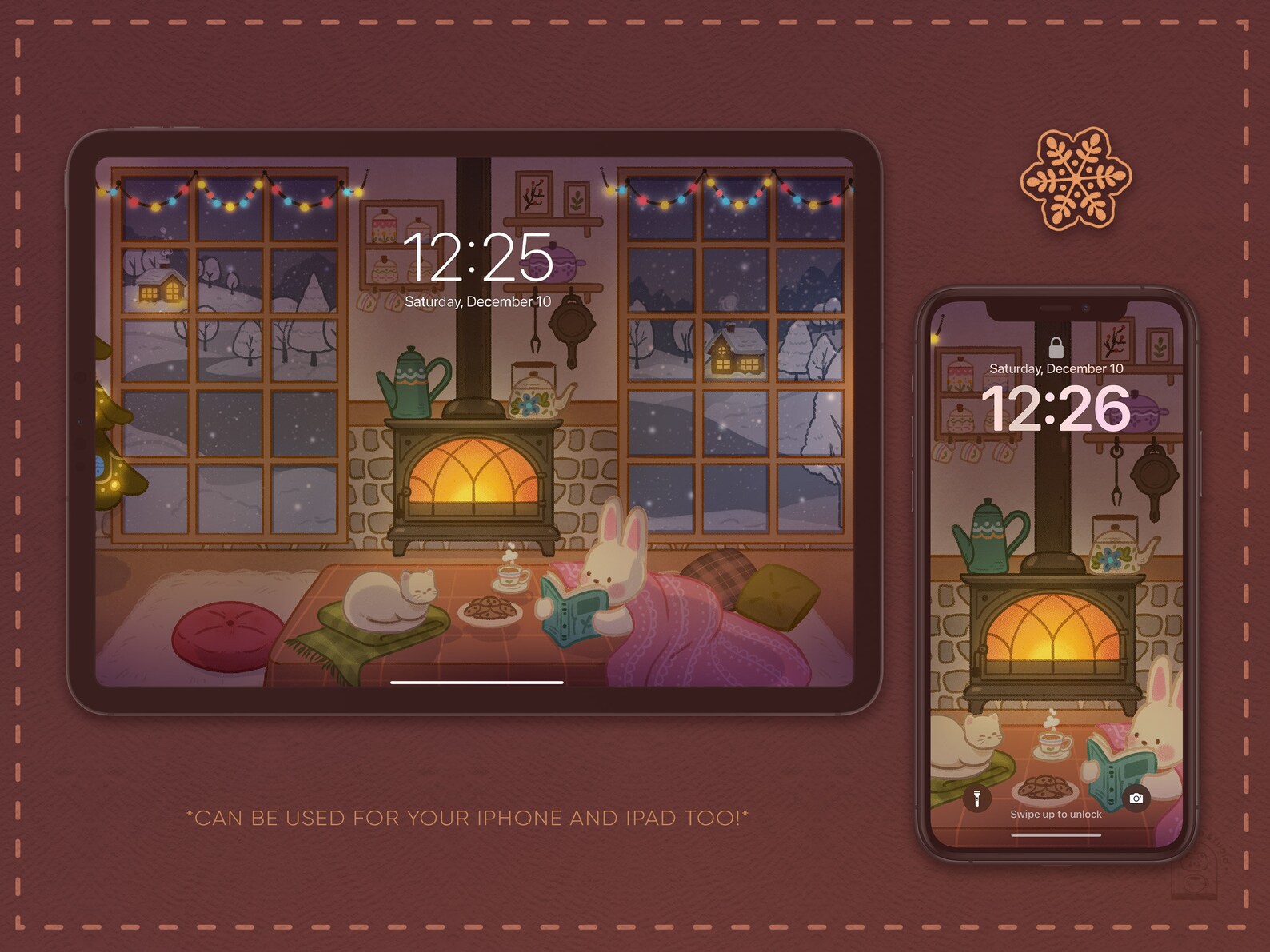 Hygge Holiday Desktop Theme: Mac & Windows Organizer (digital Download ...