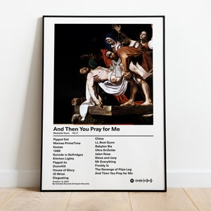 Póster del álbum "And Then You Pray for Me" de Westside Gunn, imprimible, de portada, regalo musical, decoración de pared musical, carátula.