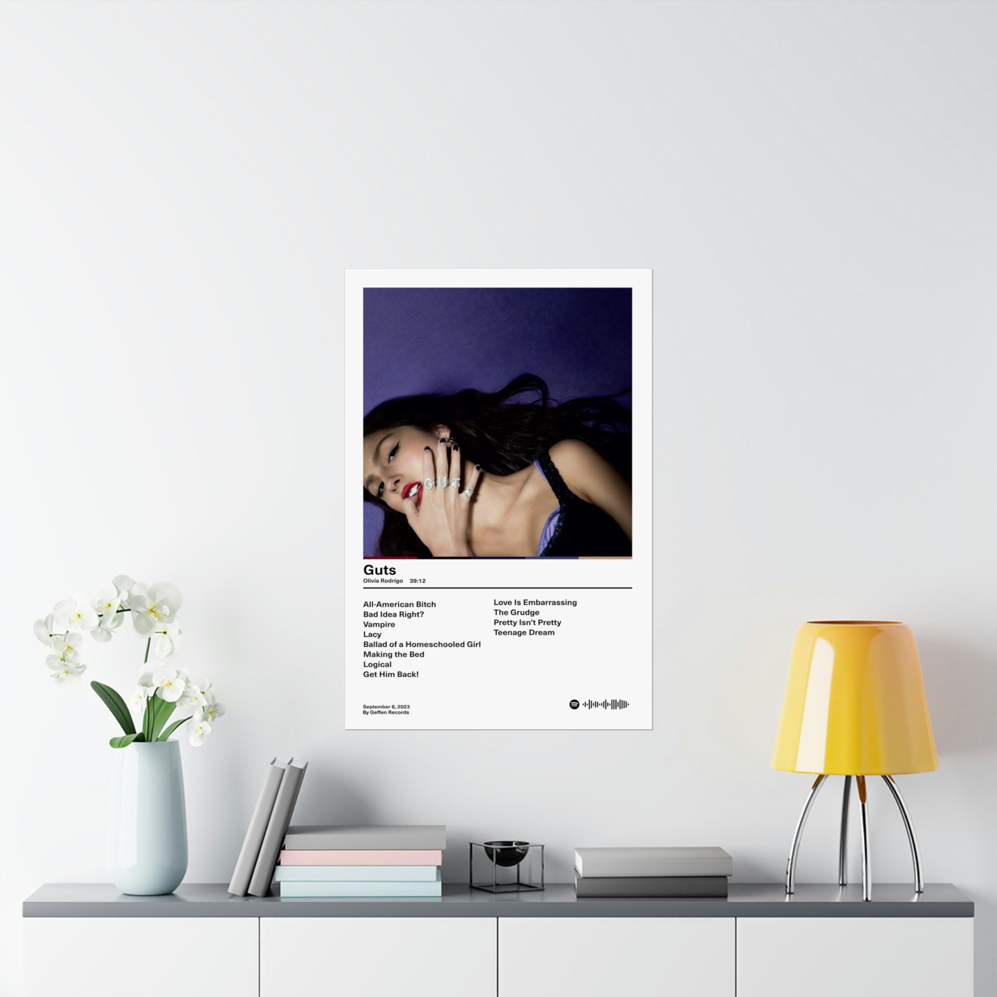 Olivia Rodrigo - GUTS Album Poster/ Printable Poster