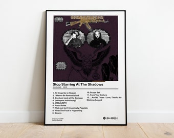 Suicideboys - Stop Starring At the Shadows Album Poster/ Printable Poster / Album Cover Poster / Music Gift / Music Wall Decor / Album Art