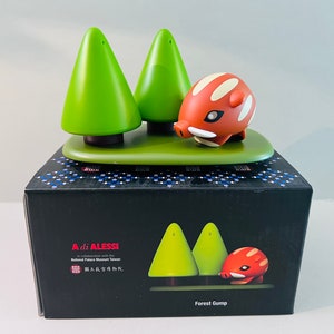 alessi salt and pepper shaker, toothpicks set designed by giovannoni