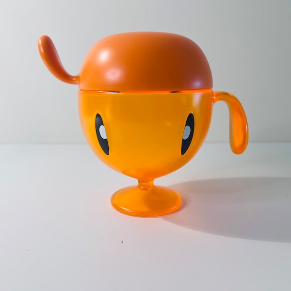 alessi rudi - cup & lid in orange - Miriam Mirri