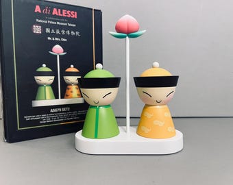ALESSI Mr. Mrs. Chin ソルト＆ペッパーシェーカー | イエロー