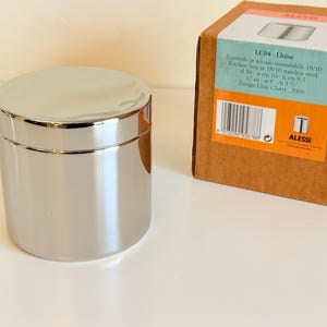 Alessi - Lluisa Storage Jar Stainless Steel 50cl - Designer Lluís Clotet