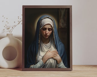 Our lady of Sorrows Print | Catholic Art Print