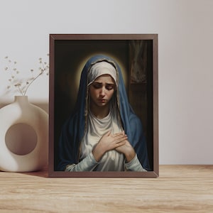 Our lady of Sorrows Print | Catholic Art Print