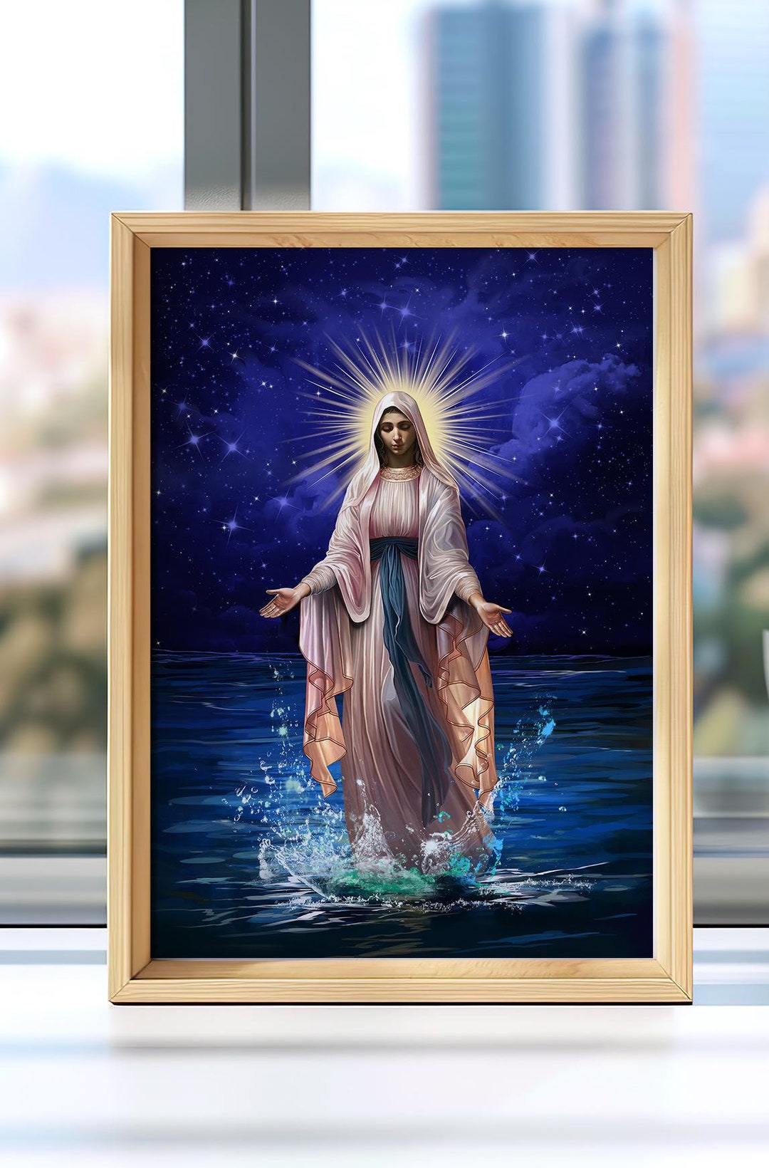 Our Lady Star of the Sea| Stella Maris Catholic Art Print - Etsy