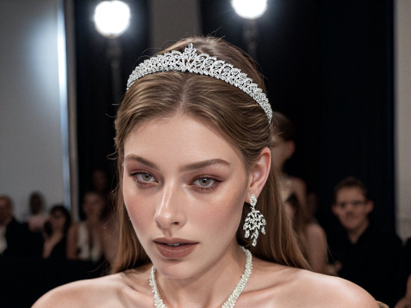 Swarovski Zircon Hair Accessories. Bridal Tiara, Crystal Wedding Tiara, Silver Tiara, Bridal Crown, Quinceanera Tiara, Tiaras, Crowns.