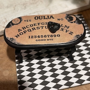 Ouija Board Miniature Table with Planchette